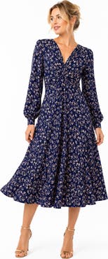Alie Street London Mollie Knot Midi Dress