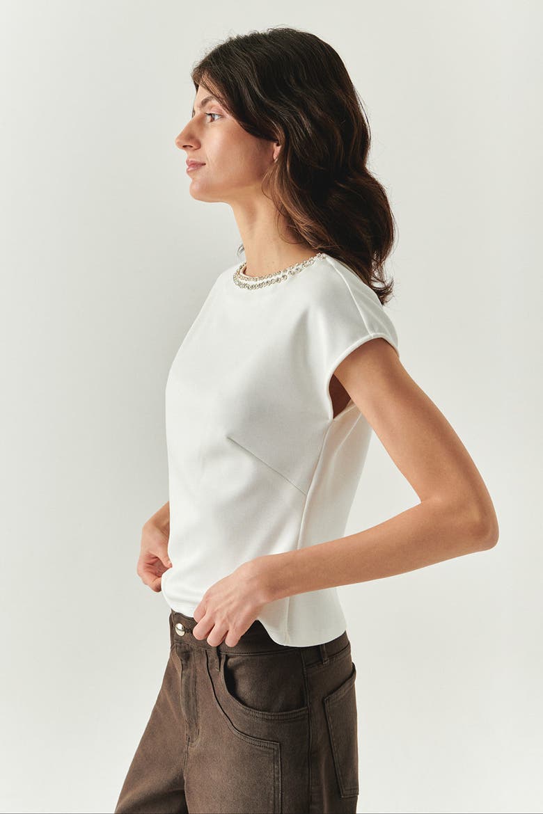 Scout Dropped Shoulder Knit Blouse, Alternate, color, ECRU