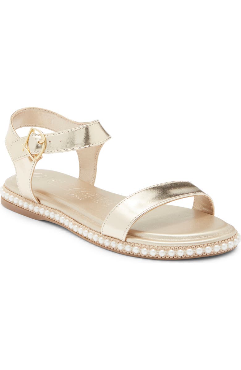 KARL LAGERFELD PARIS Claire Sandal, Main, color, White Gold