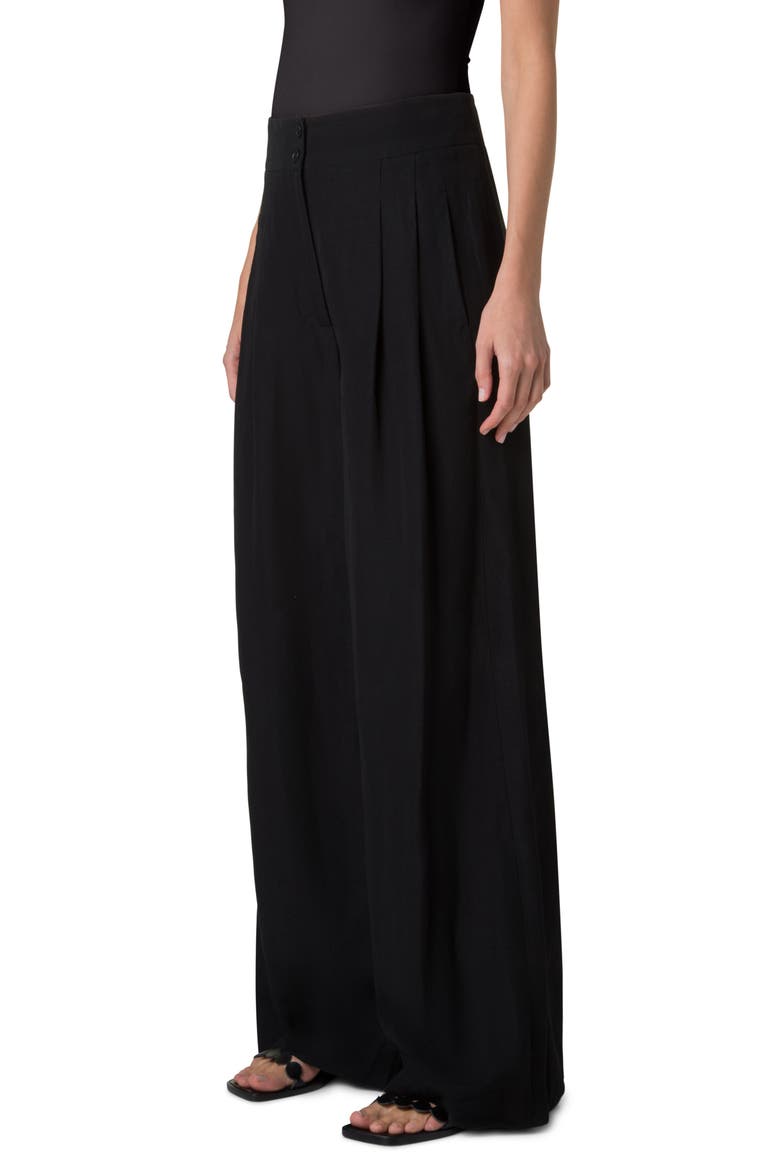 Florence High Waist Wide Leg Pants, Alternate, color, BLACK