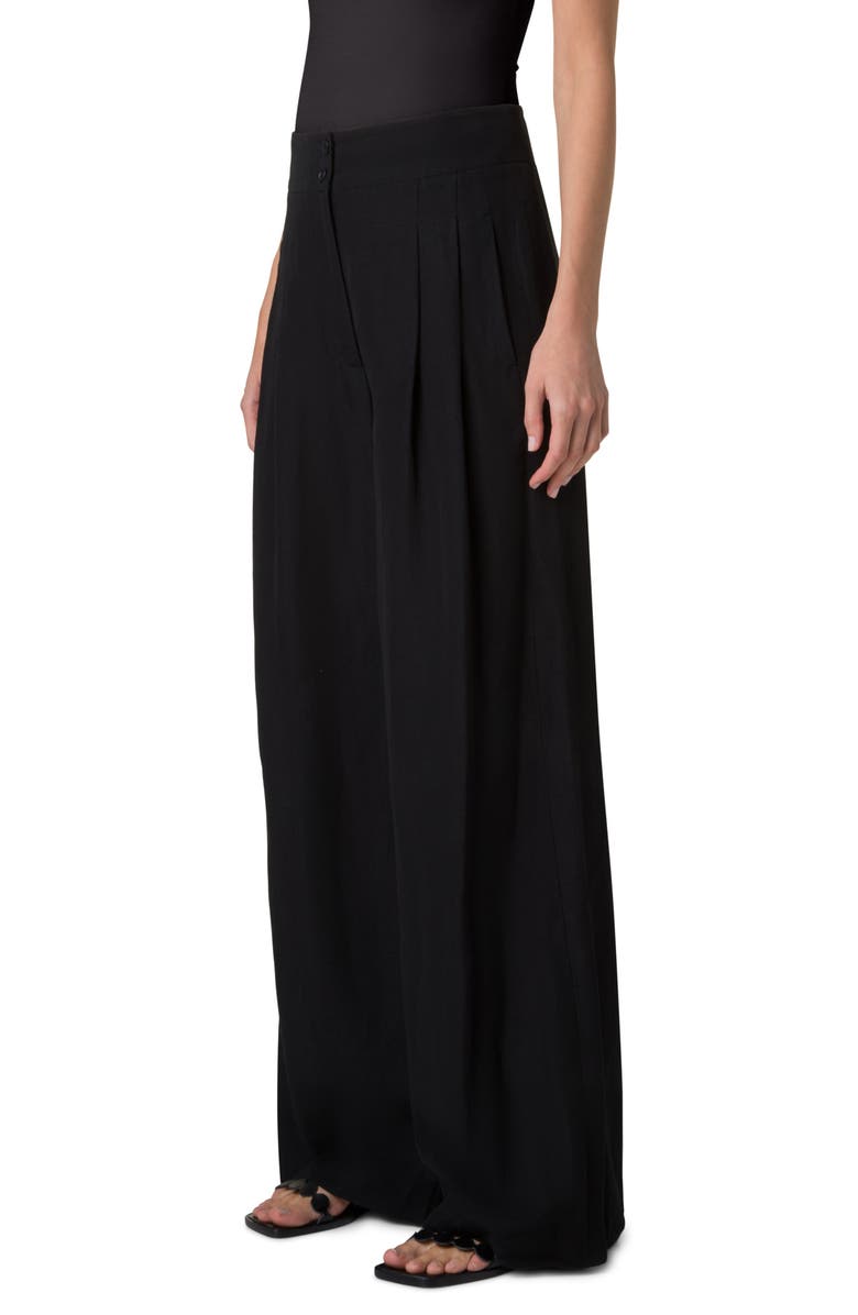 Akris punto Florence High Waist Wide Leg Pants, Alternate, color,