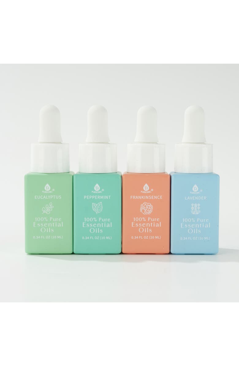 PURSONIC 100% Pure Natural Essence Essential Oils 4 Pack, Alternate, color, Multicolor