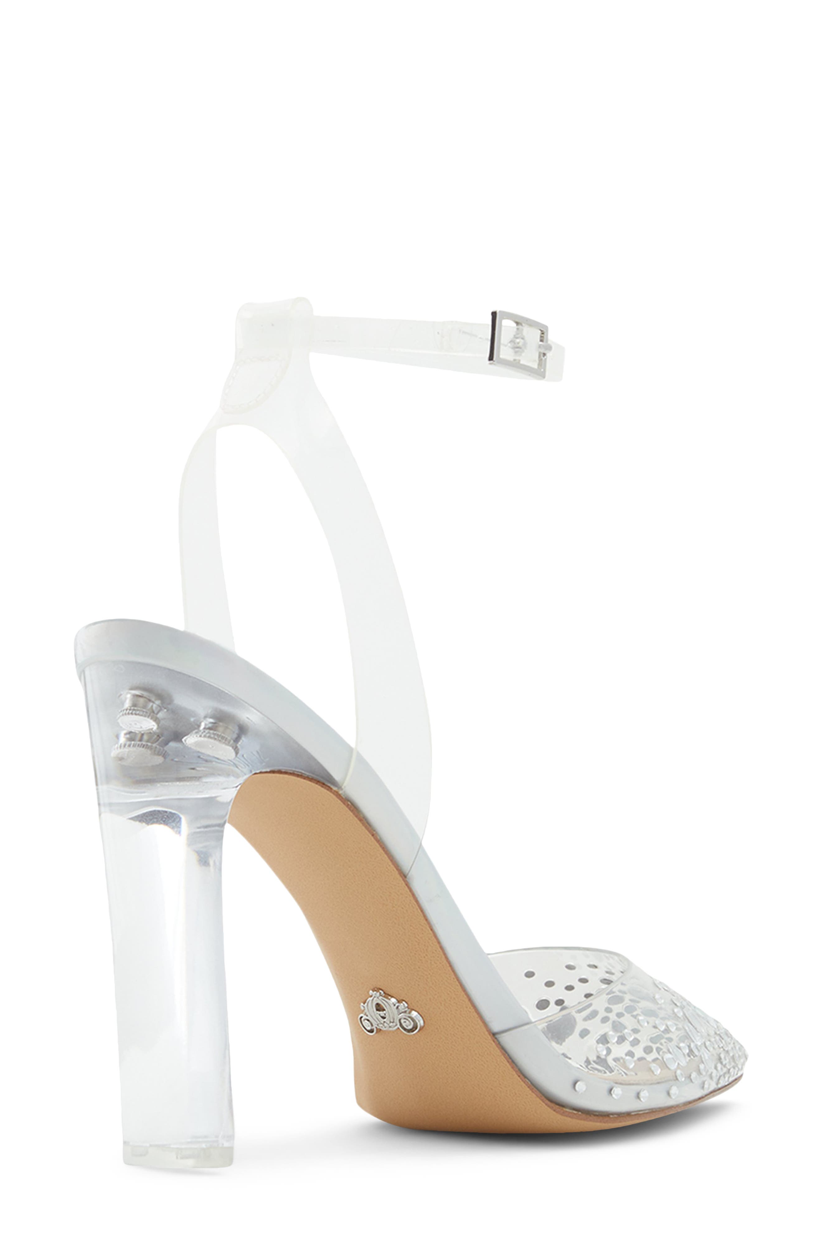 ALDO x Disney Glass Slipper Pointed Toe Pump, Alternate, color, 