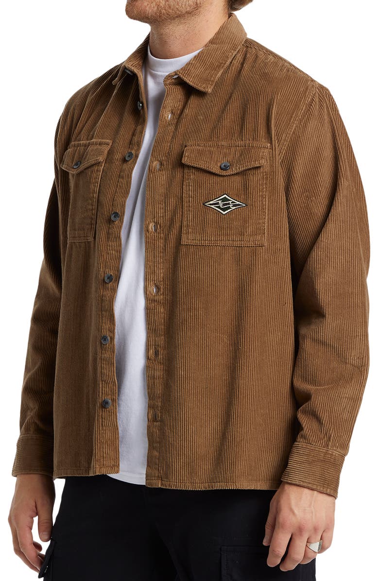 Billabong Bong Days Regular Fit Cotton Denim Button-Up Shirt, Alternate, color,