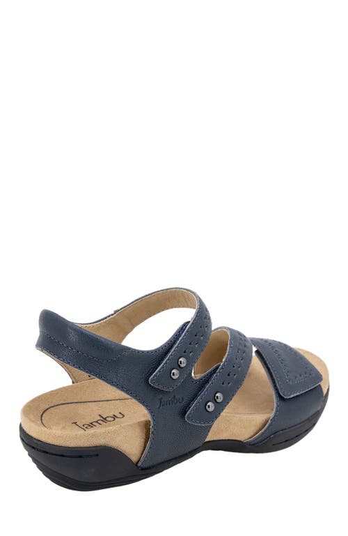 Jambu Makayla Casual Flat Sandal In Navy