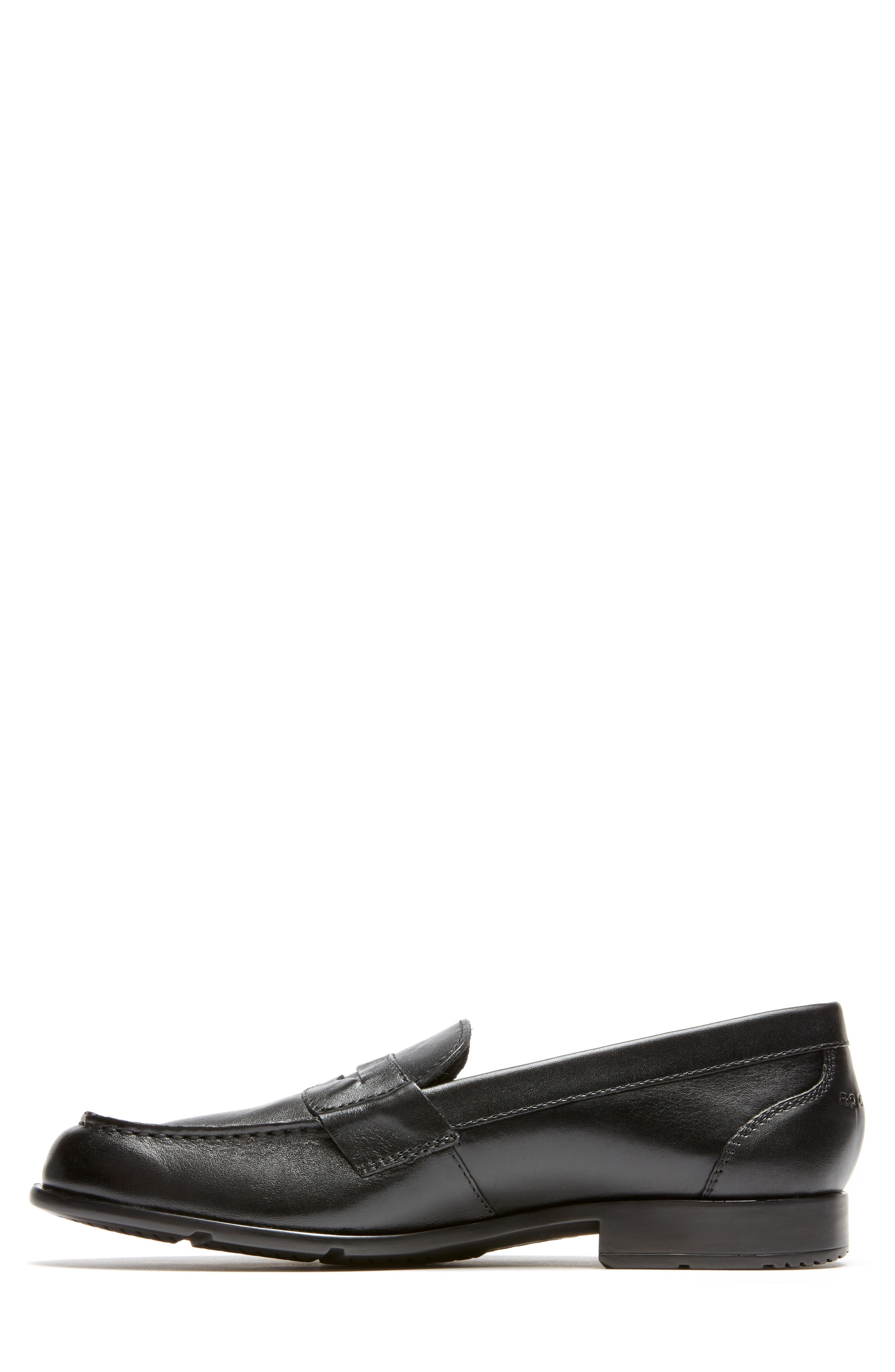 Rockport Classic Penny Loafer - Wide Width Available, Alternate, color, Black