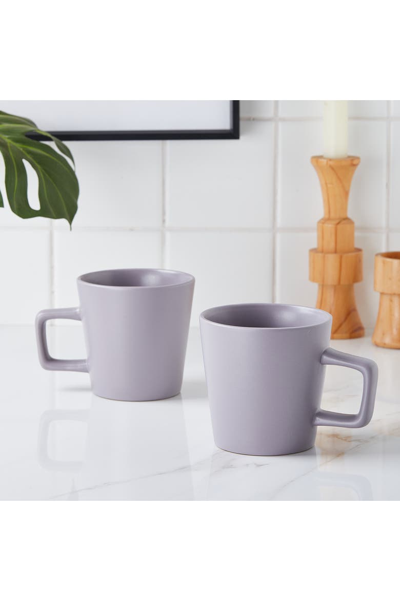Cleo Stoneware 32-Piece Dinnerware Set, Alternate, color, Light Gray