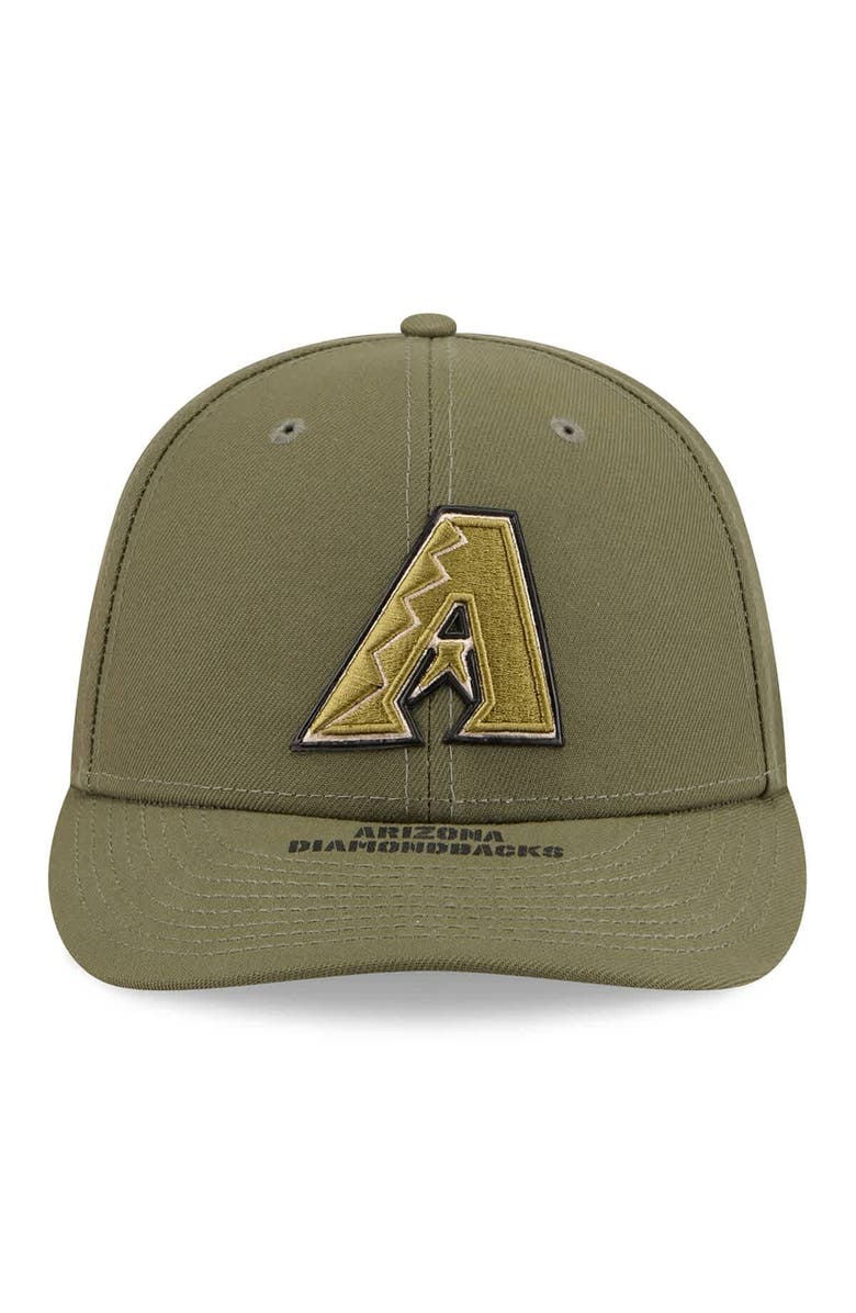 New Era Men's New Era  Olive Arizona Diamondbacks 2026 Armed Forces Day Low Profile 59FIFTY Fitted Hat, Alternate, color, Olive