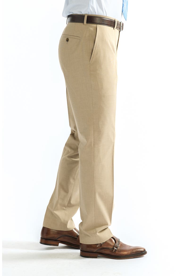 Hoxton Tick Weave Stretch Suit, Alternate, color, TAN