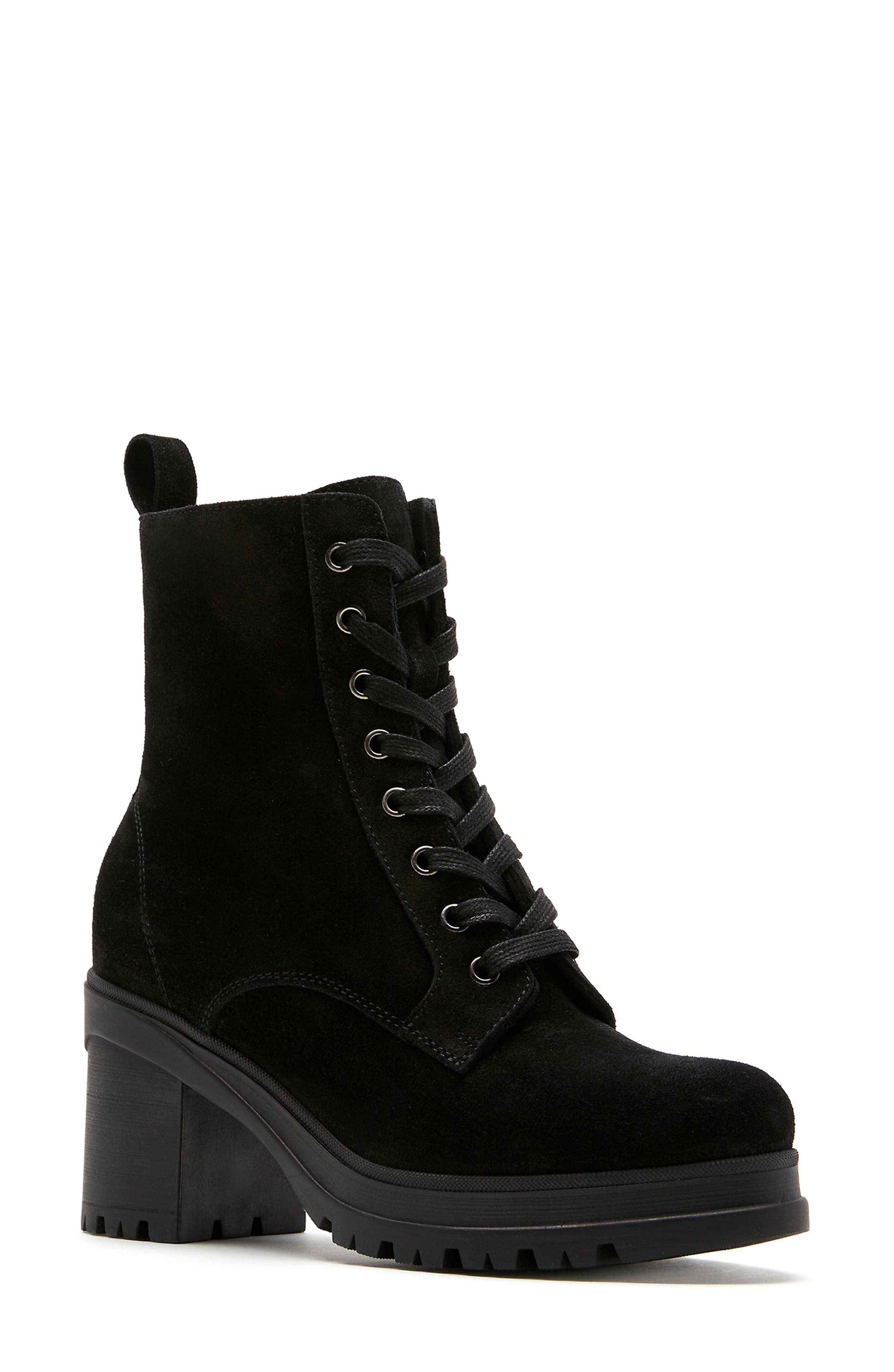 La Canadienne Pumpkin Bootie, Main, color, Black