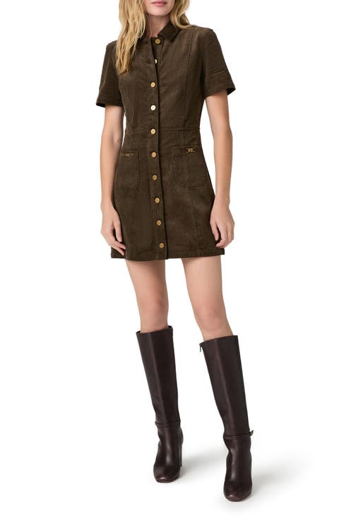 Clementine Corduroy Minidress