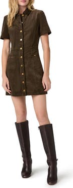 PAIGE Clementine Corduroy Minidress