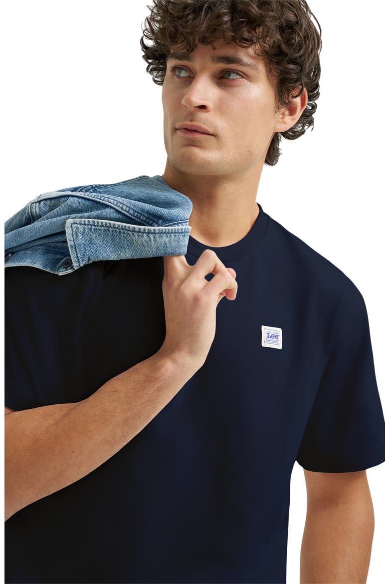Logo Patch T-Shirt, Alternate, color, REBEL NAVY