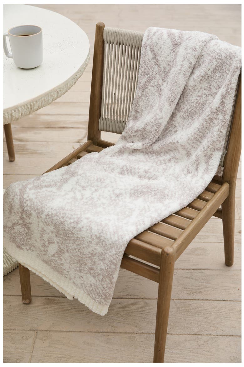 CozyChic® Python Print Throw Blanket, Alternate, color, PEARL/ OCEAN
