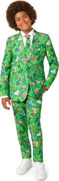 OppoSuits Kids' Minecraft Two-Piece Suit & Tie Set