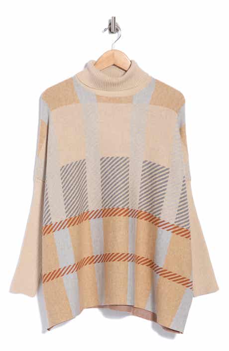 Clubhouse Plaid Turtleneck Sweater