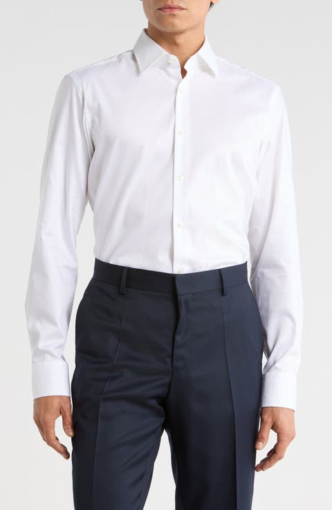 Joe Kent Slim Fit Easy Iron Dress Shirt