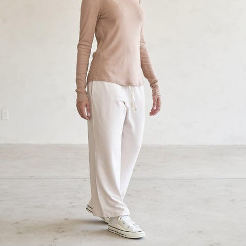 Baikal Eco-Luxe Fleece Wide-Leg Long Pant | Cloud-Soft Comfort