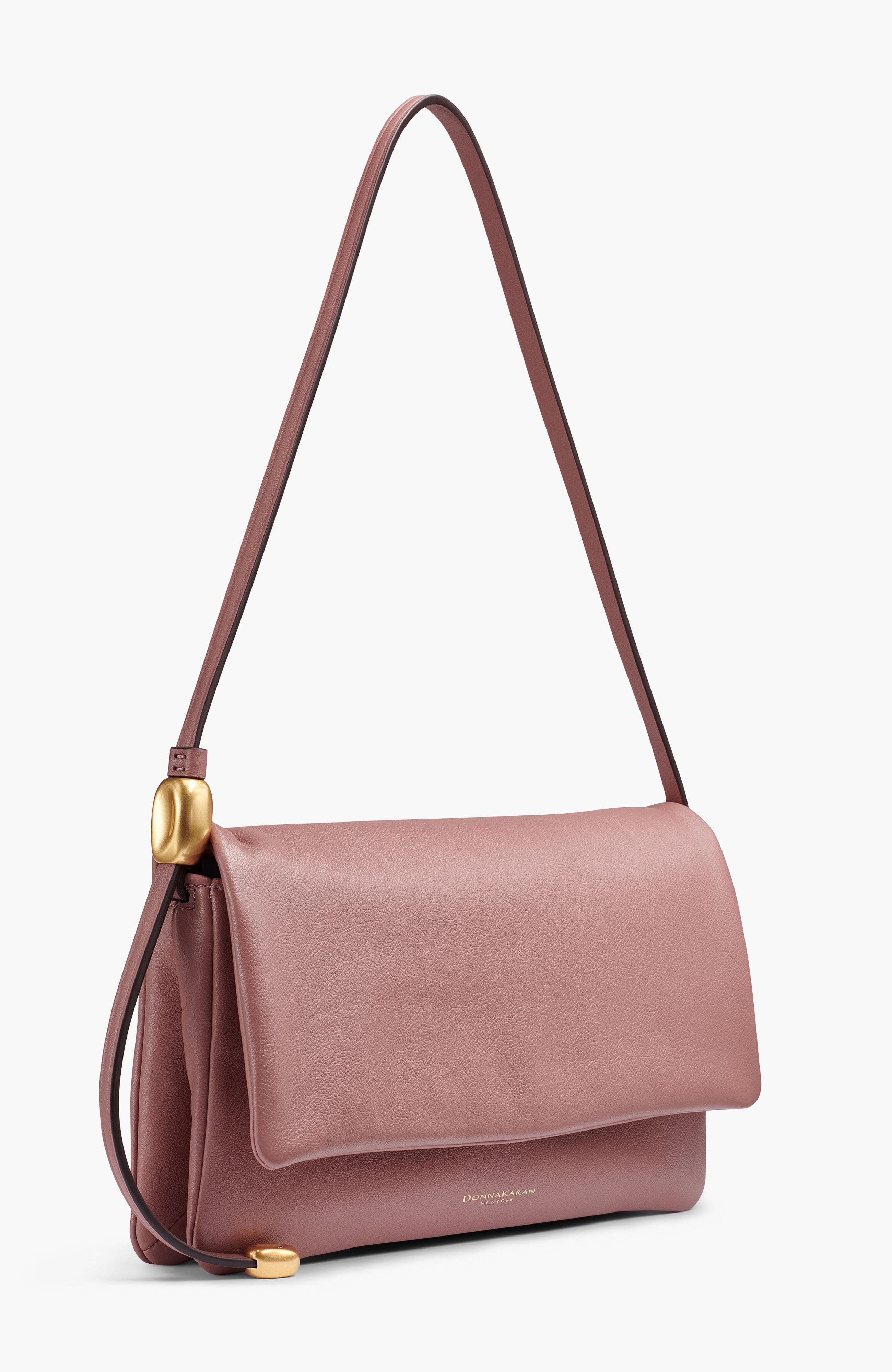 Velvet Flap Shoulder Bag, Alternate, color, Rose Taupe