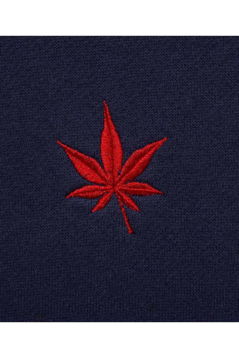 Fleece Hoodie, Alternate, color, Navy