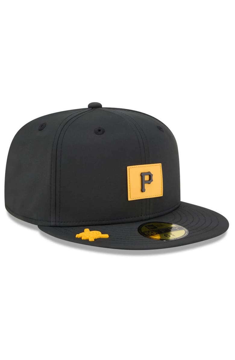 New Era Men's New Era  Black Pittsburgh Pirates 2026 Clubhouse 59FIFTY Fitted Hat, Alternate, color, Black