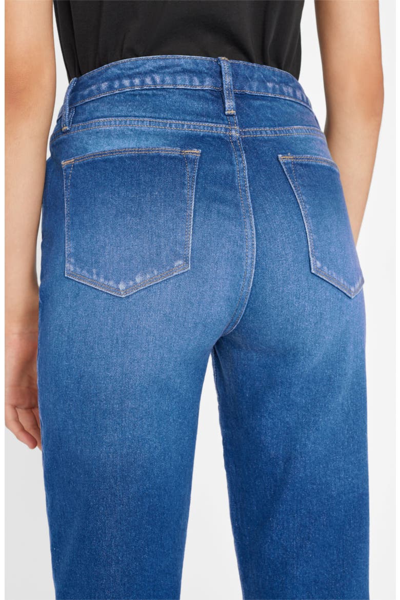 Le Super High Waist Straight Leg Jeans, Alternate, color, JERICHO