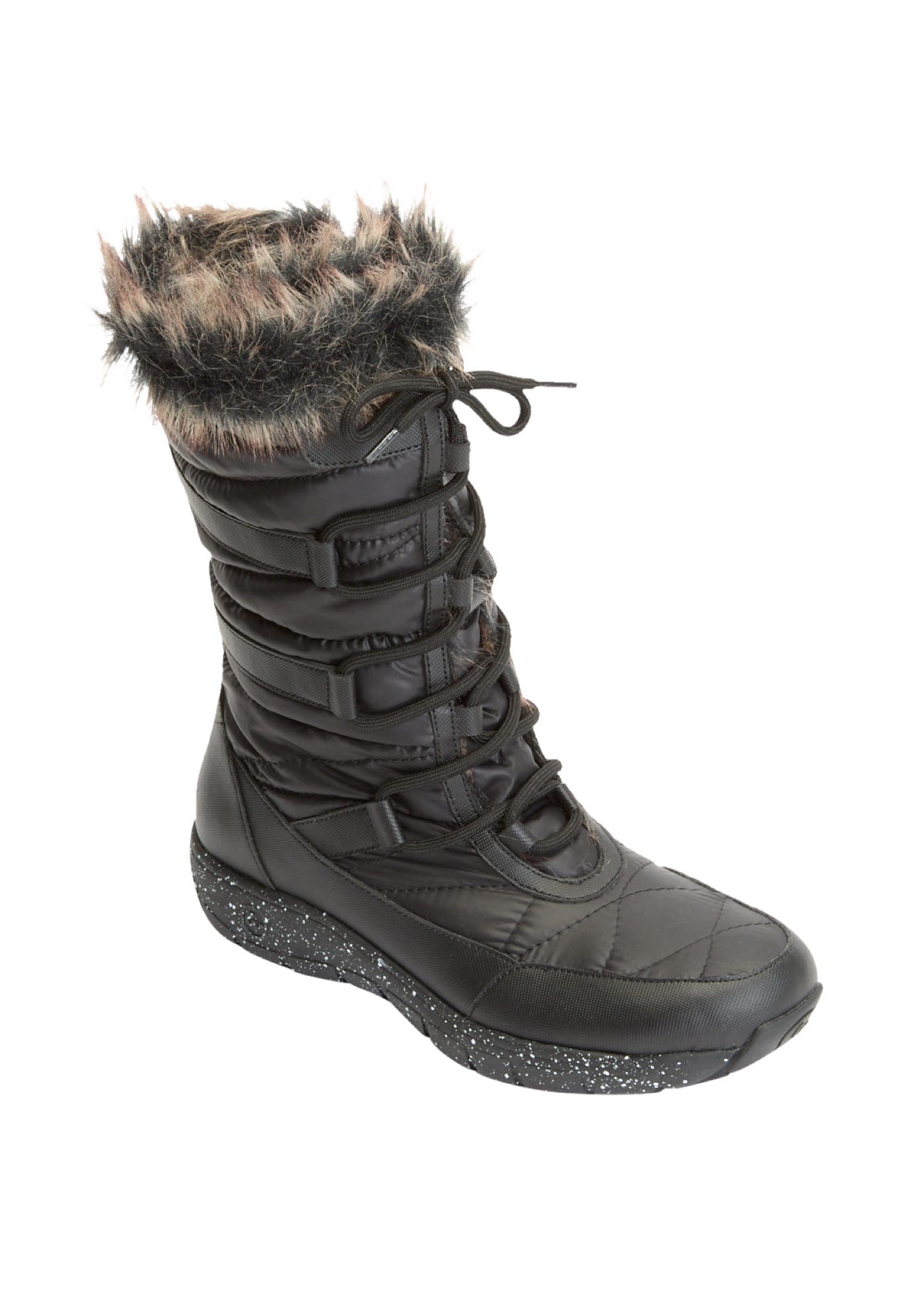 Comfortview The Izabella Trail Weather Boot, Main, color, Black