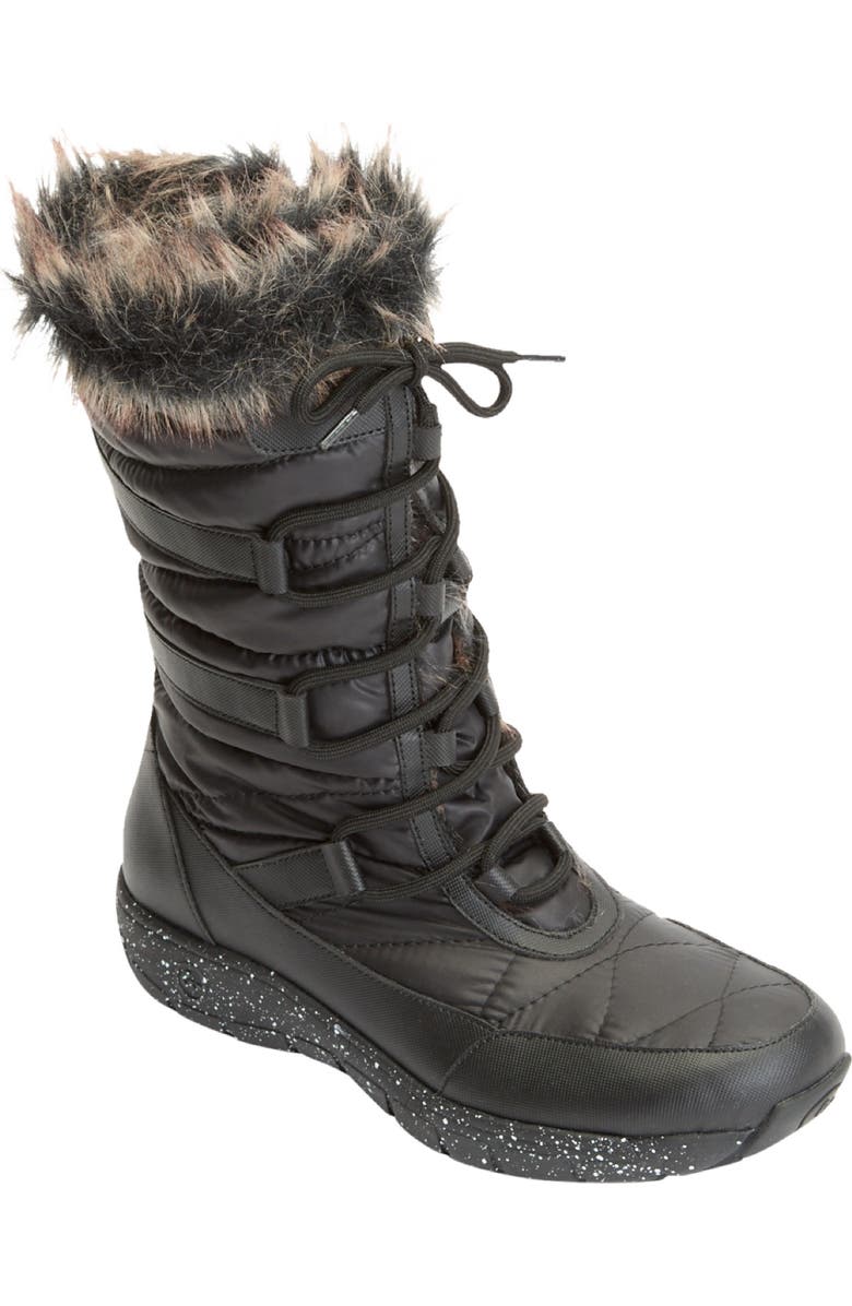 Comfortview The Izabella Trail Weather Boot, Main, color, Black