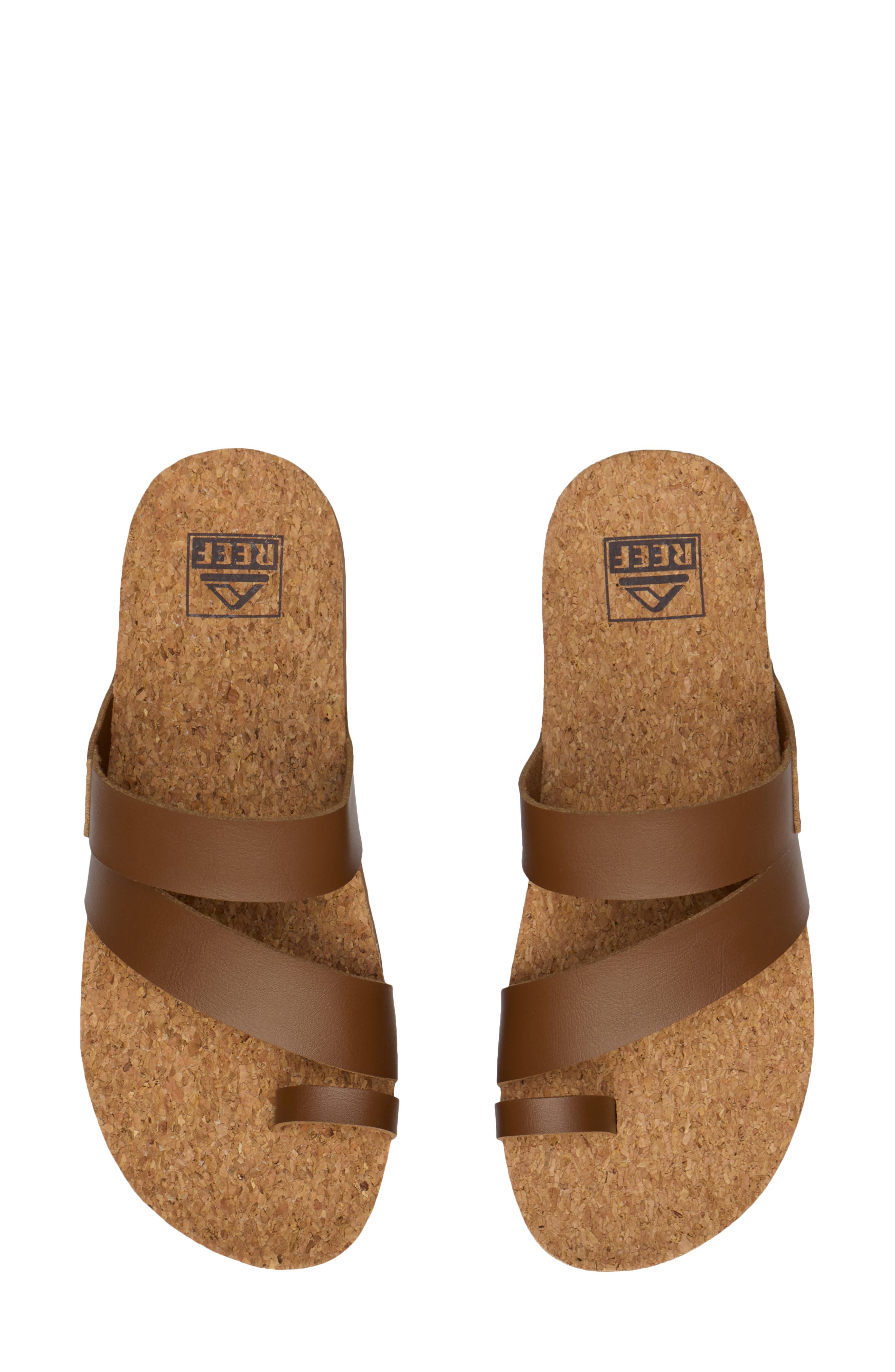 Reef Vista Laya Platform Sandal, Alternate, color, Chocolate