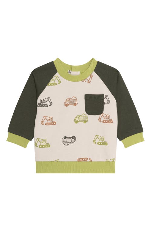 Pl Baby By Petit Lem Colorblock Sweatshirt, Joggers & Hat Set