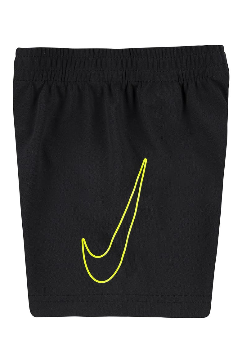Short & Shirt Set, Alternate, color, BLACK