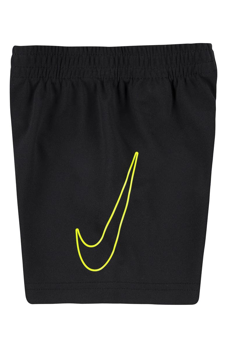 Nike Short & Shirt Set, Alternate, color, Black