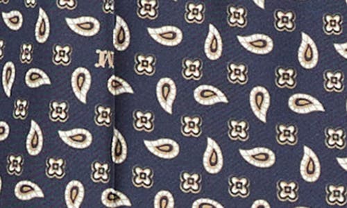 Max Mara Paisley Monogram Silk Wide Leg Pants In Blue