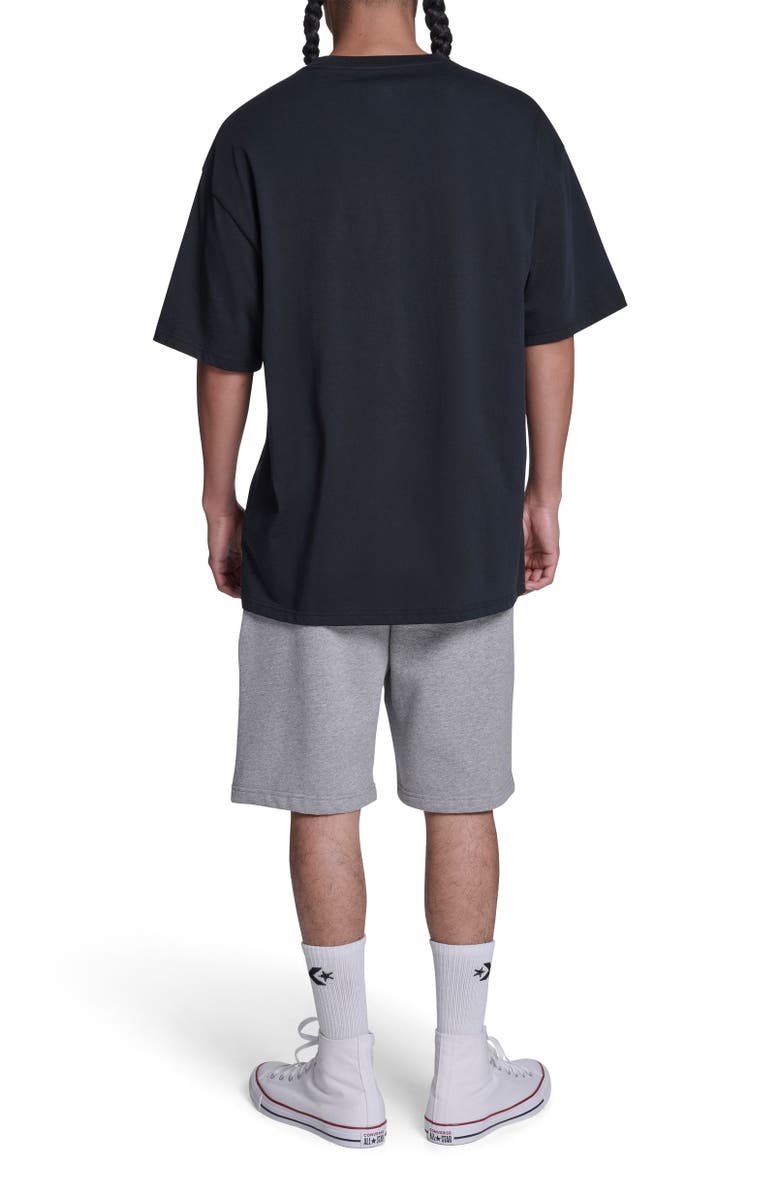 Converse Sneaker Patch Tee, Alternate, color, Converse Black