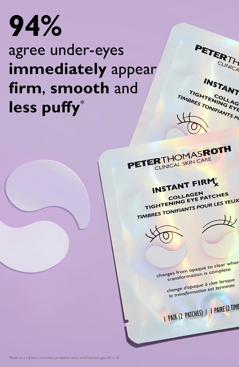 Peter Thomas Roth Instant FIRMx<sup>®</sup> Collagen Tightening Eye Patches, Alternate, color, 