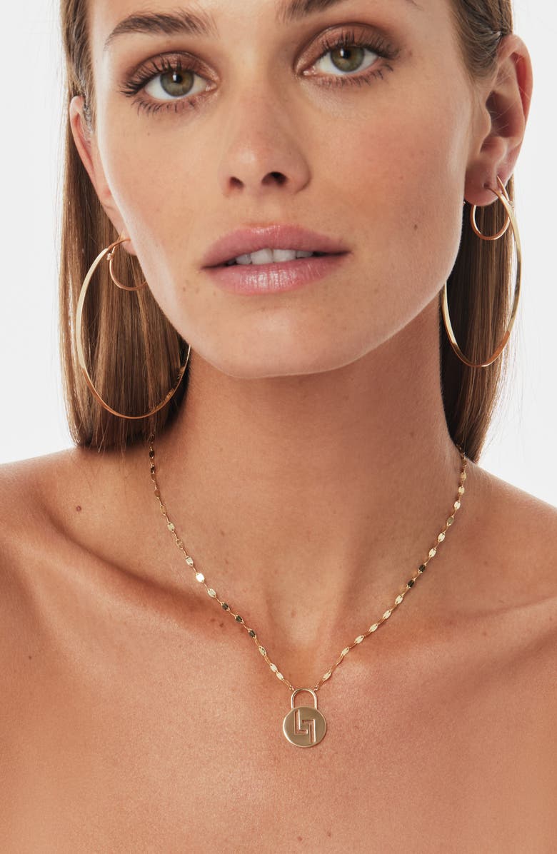 LANA Sunrise 14K Gold Hoop Earrings, Alternate, color,