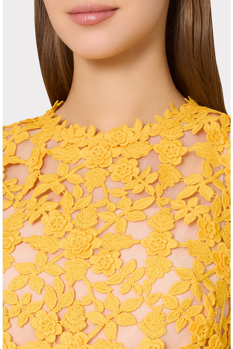 Ivette Lace Minidress, Alternate, color, YELLOW