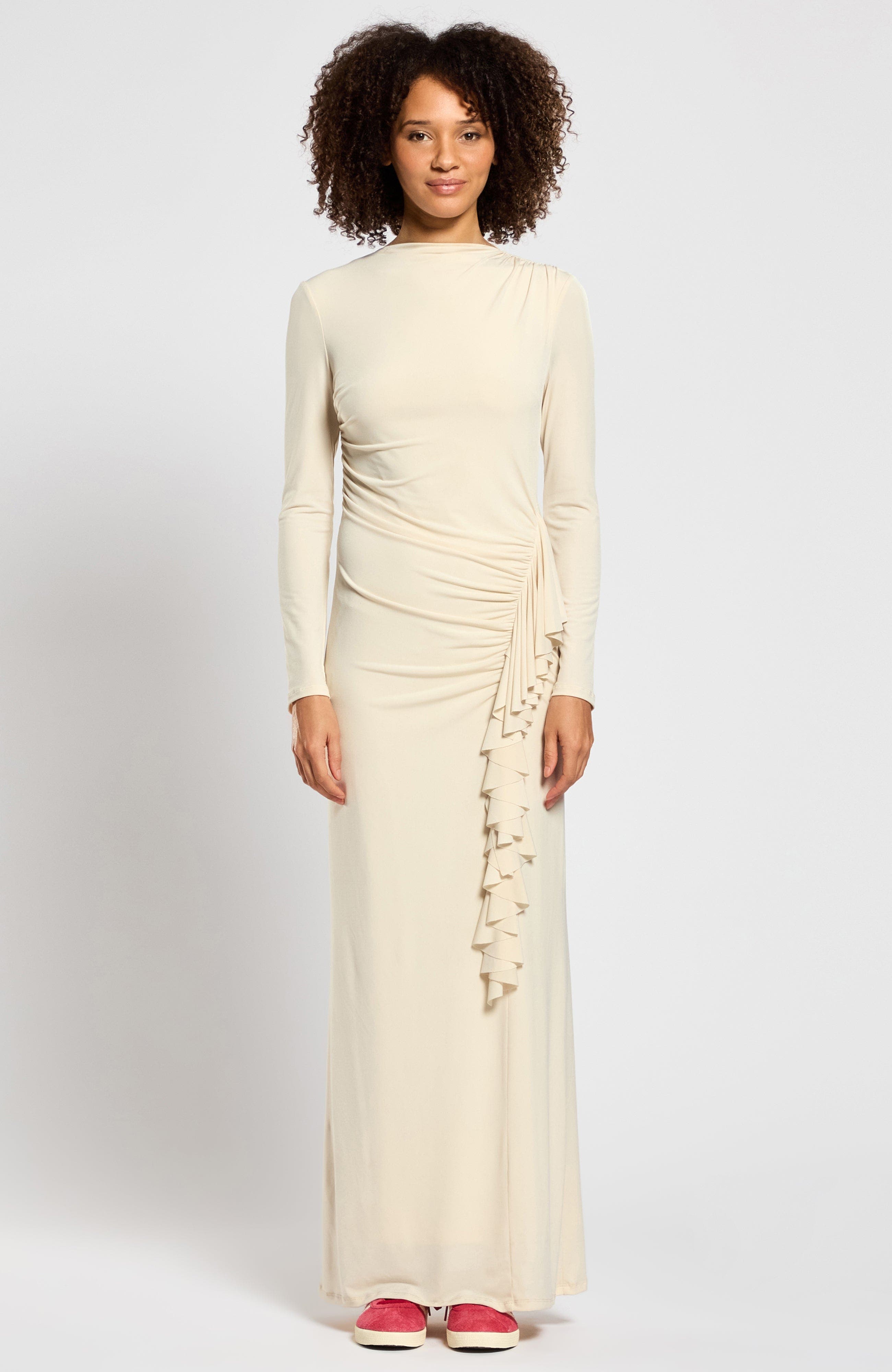 Charlotte Side Frill Dress