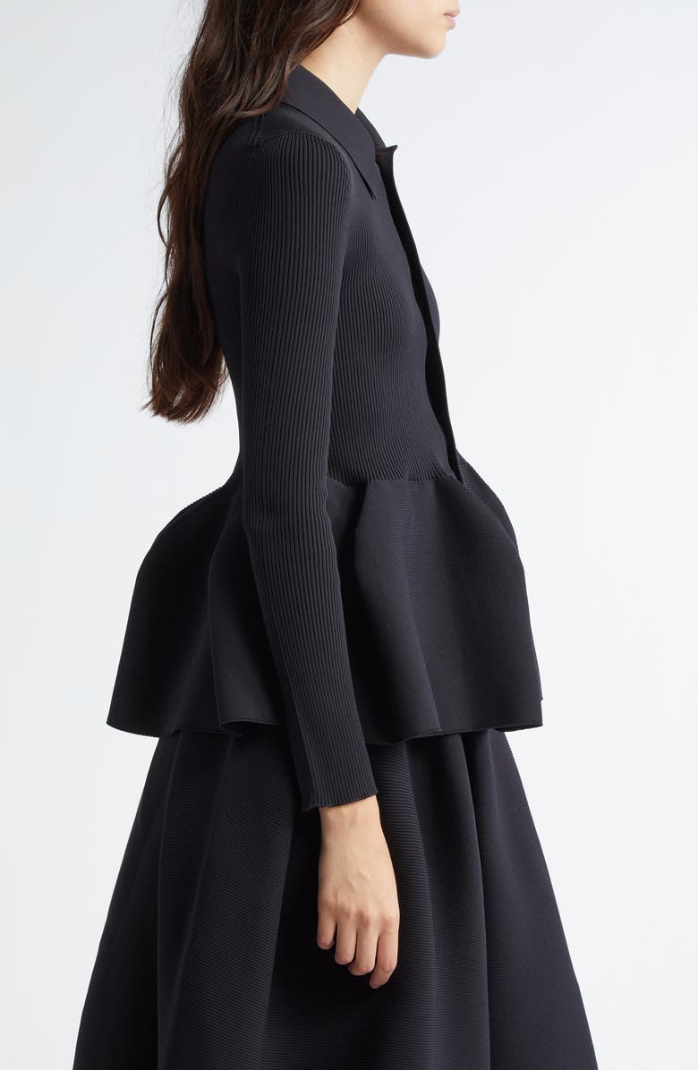 CFCL Pottery Peplum Rib Cardigan, Alternate, color, 