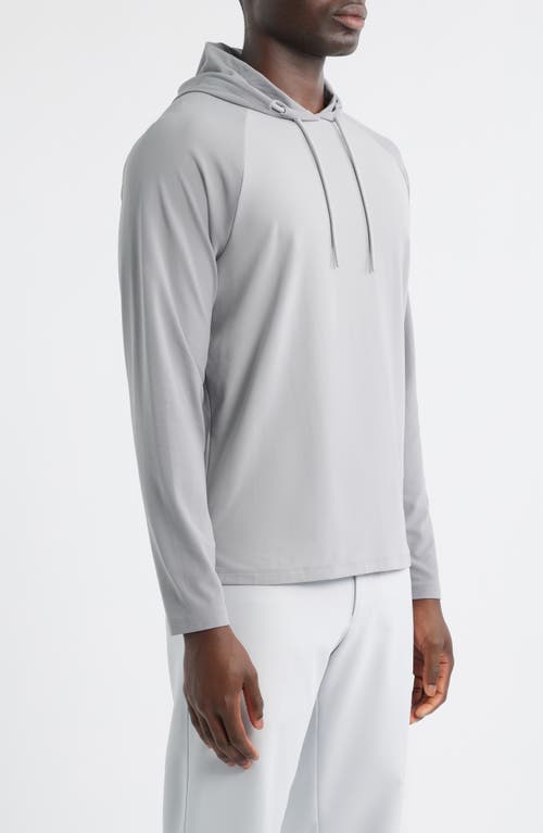 Johnnie-o Penns Performance Hoodie In Gray