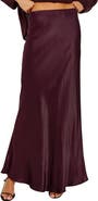 Rails Romina Satin Maxi Skirt
