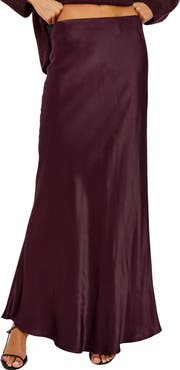 Rails Romina Satin Maxi Skirt