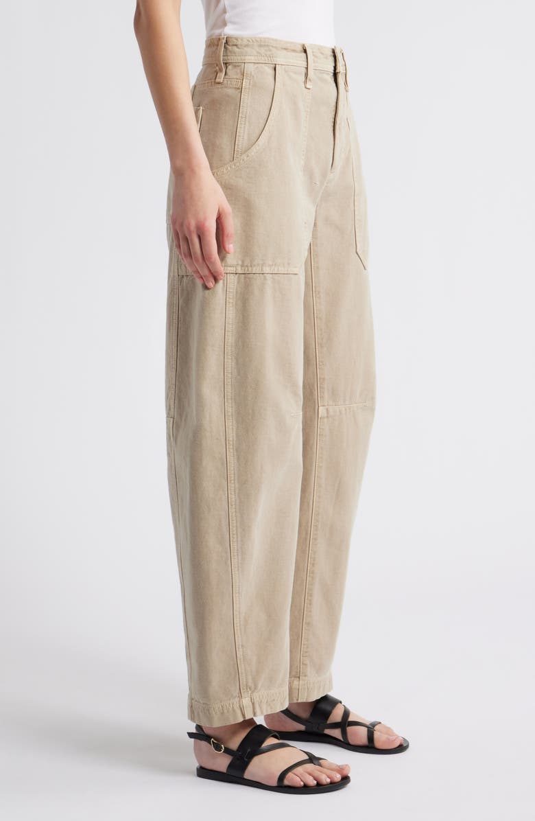SLVRLAKE Rookie Cargo Barrel Leg Pants, Alternate, color, Marfa Sands