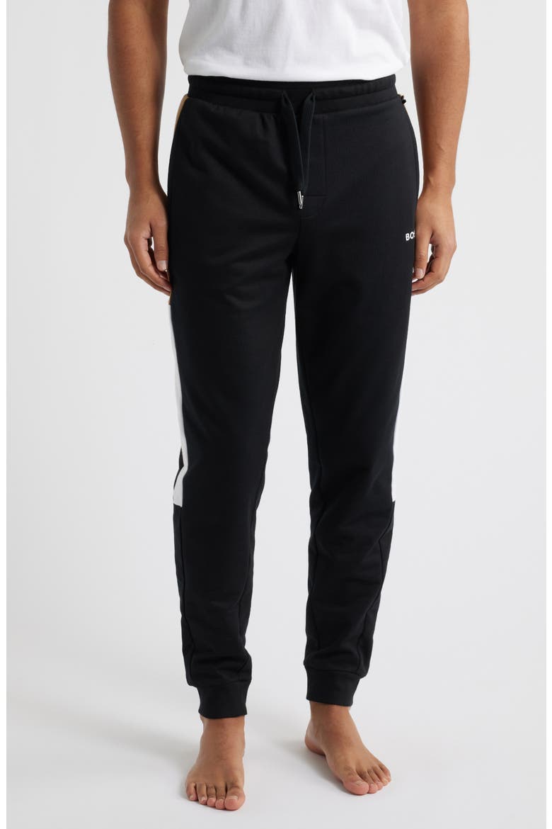 Iconic Cotton Joggers, Main, color, BLACK