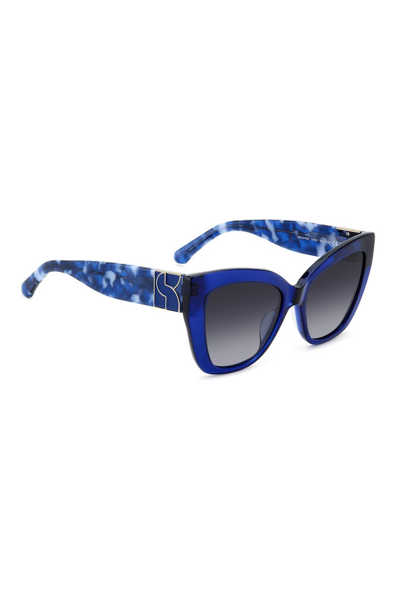 54mm Cat Eye Sunglasses, Alternate, color, BLUE
