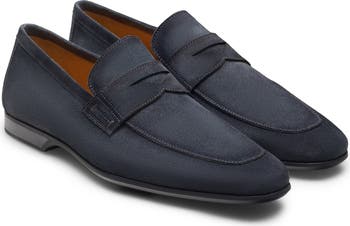 New! Magnanni Ramiro V Square Toe Penny Loafer Blue Suede Size 12 25880 DD222B New! Magnanni Ramiro V Square Toe Penny Loafer Blue Suede  main image 2