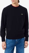 Lacoste Classic Fit Merino Wool Crewneck Sweater