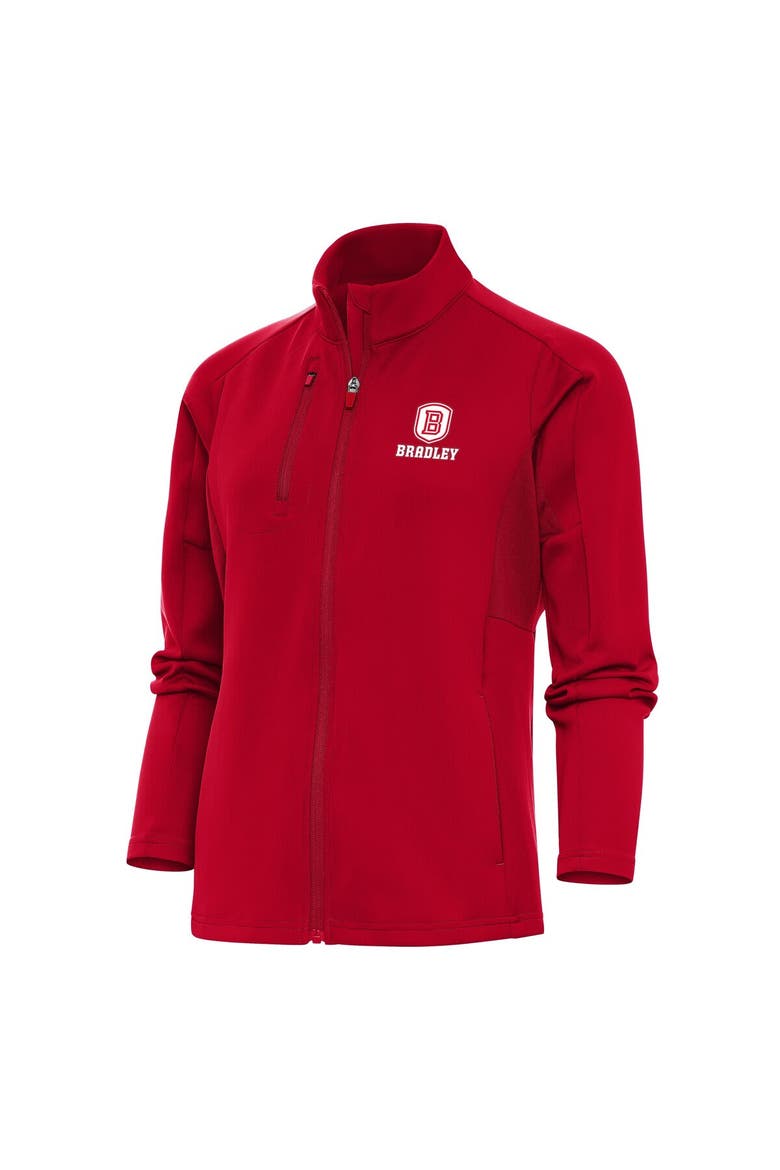 Women's Antigua Red Bradley Braves Generation Digital Thermal Full-Zip Jacket, Alternate, color, Red