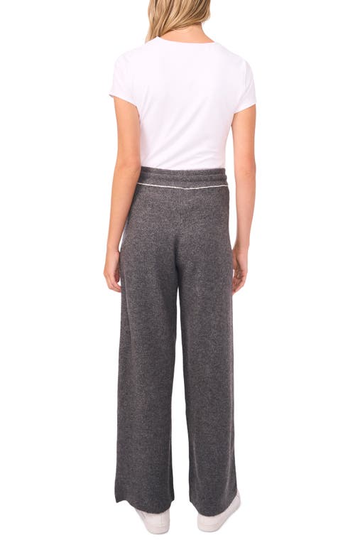 Vince Camuto Knit Drawstring Pants In Gray