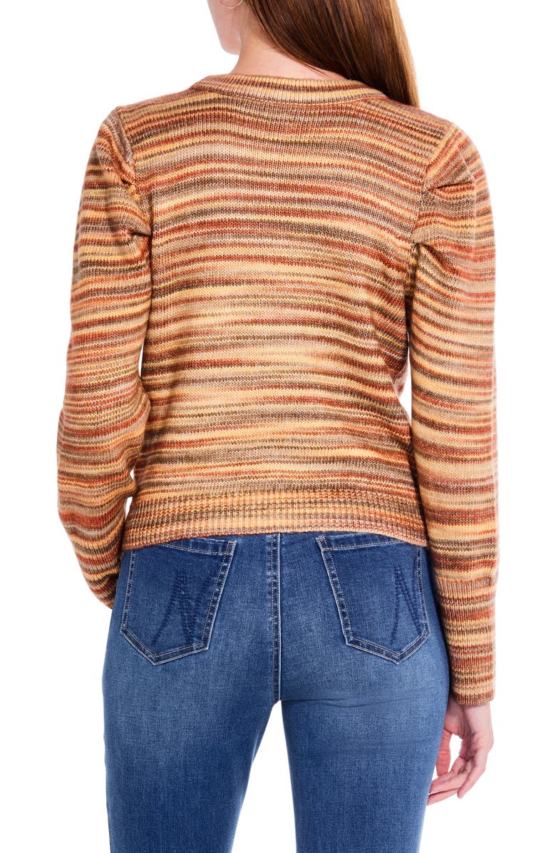 NIC+ZOE Harvest Stripe Cardigan, Alternate, color, Neutral Multi